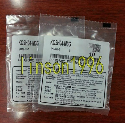 10PCS SMC KQ2H04-M3G QUICK CHANGE CONNECTOR - SMC