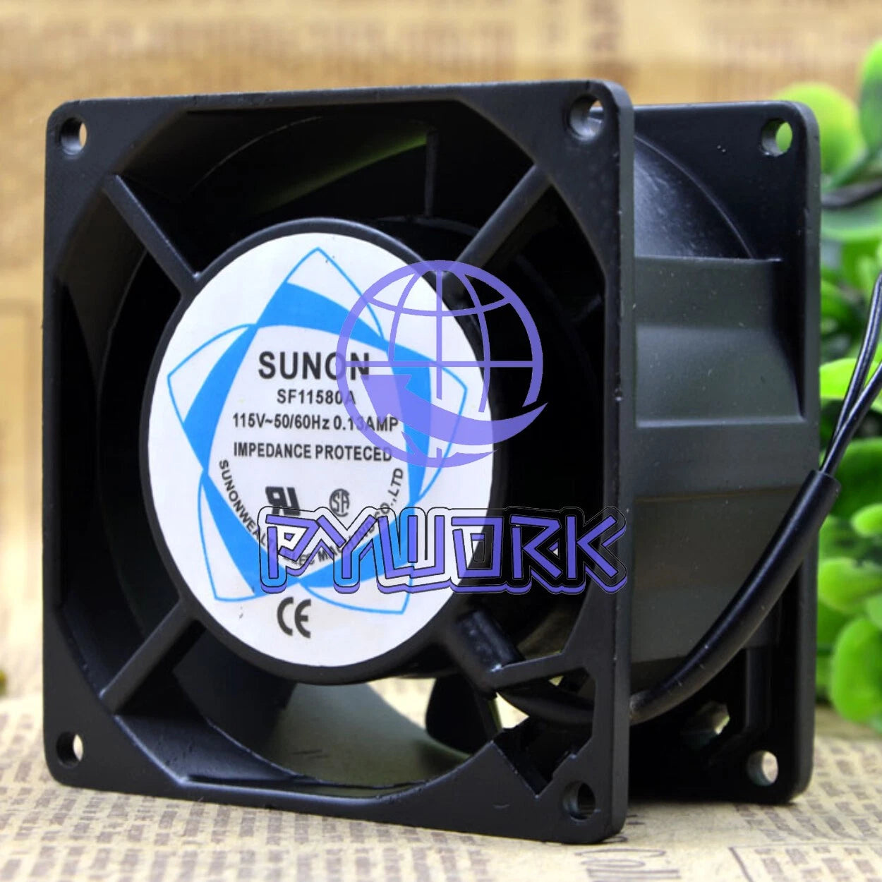 SUNON SF11580AT 1082HSL 115V 0.10A 80 X 80 X 25mm Cabinet Chassis Cooling Fan
