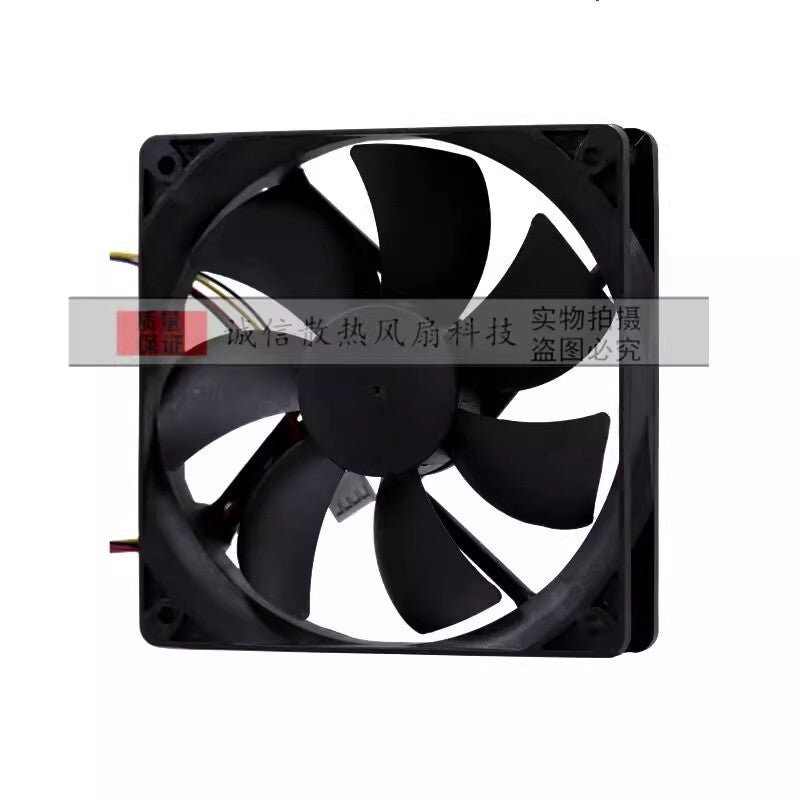 Y.S.TECH YW12025012BH 12025 DC12V 0.46A 12CM 4-Wire PWM Cooling Fan