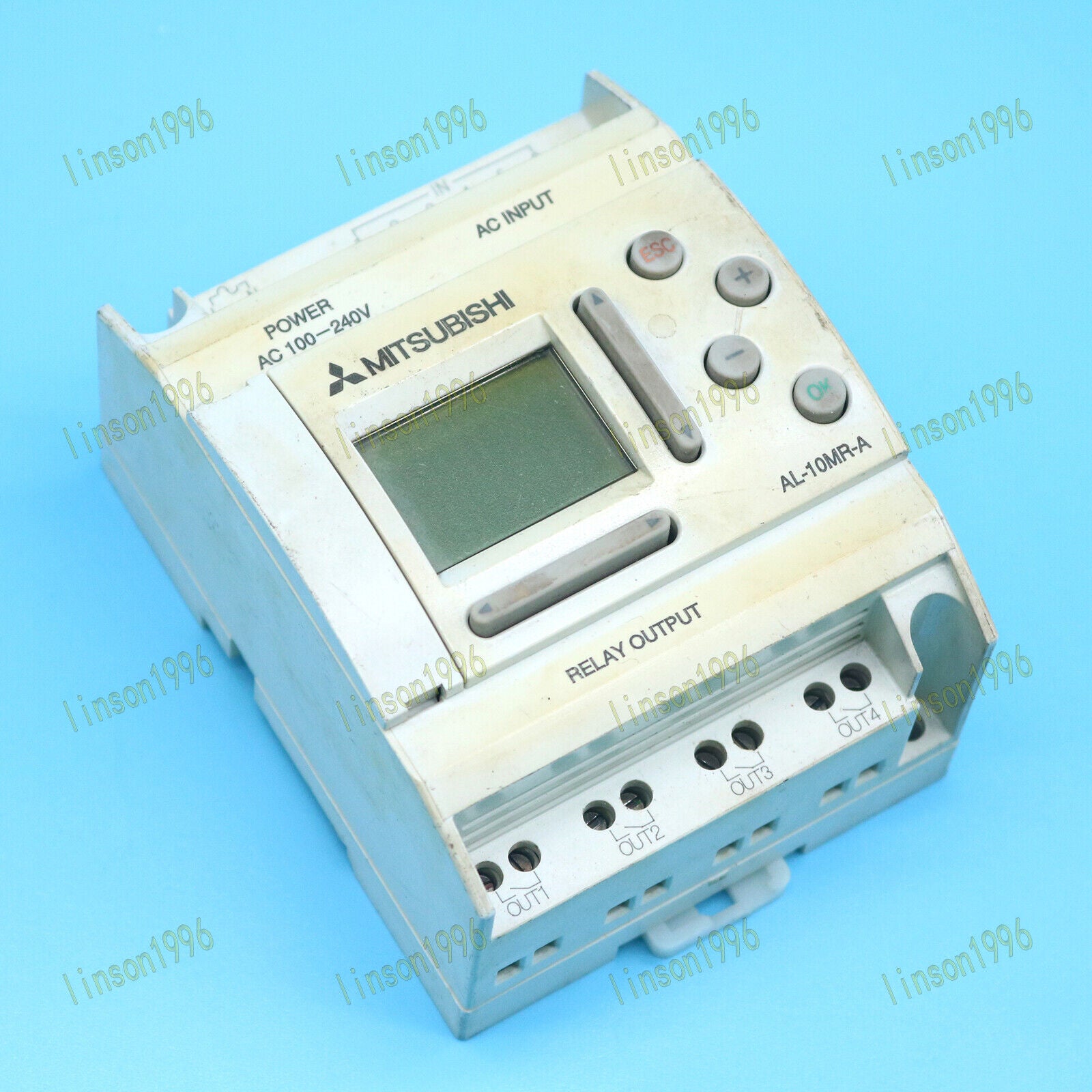 used ONE AL-10MR-A Mitsubishi LOGO PLC programmable controller tested in good - MITSUBISHI