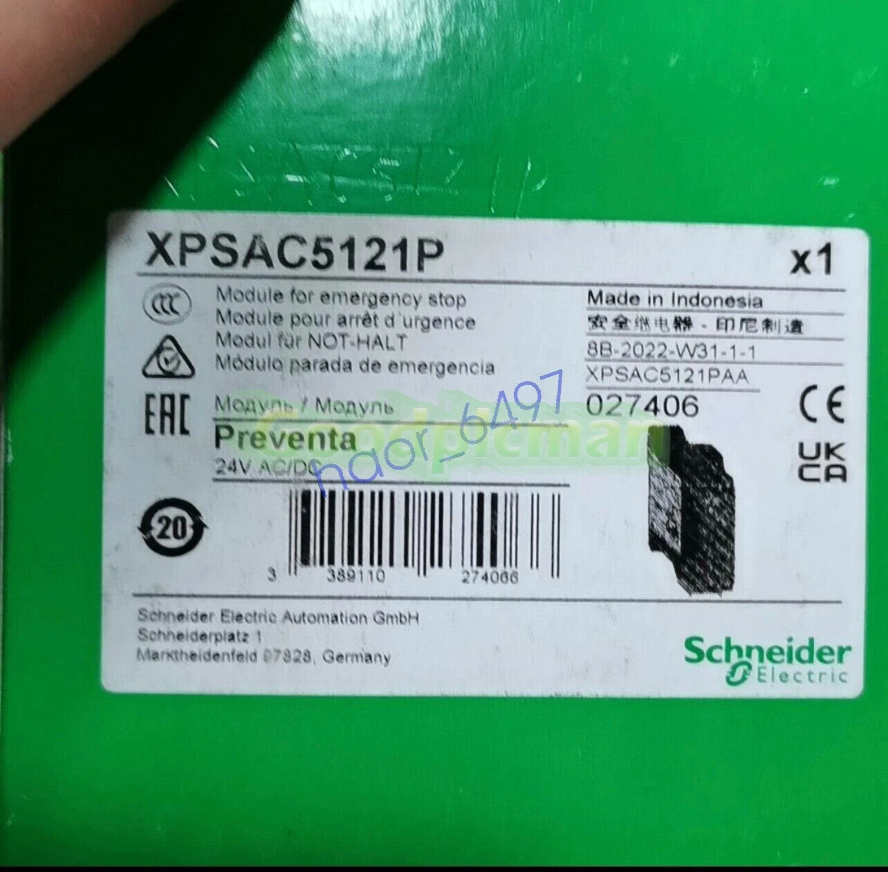 1PCS PLC Expansion Module XPSAC5121P Fast Ship