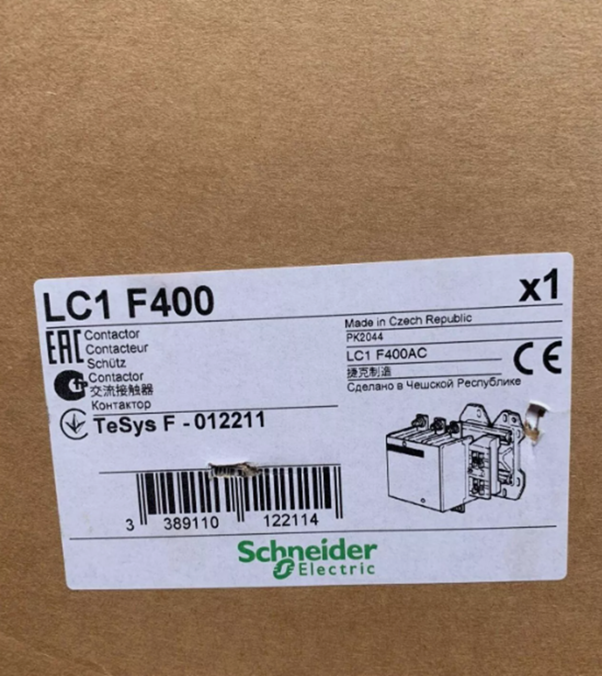 Schneider LC1F400 400AMP Contactor - SCHNEIDER