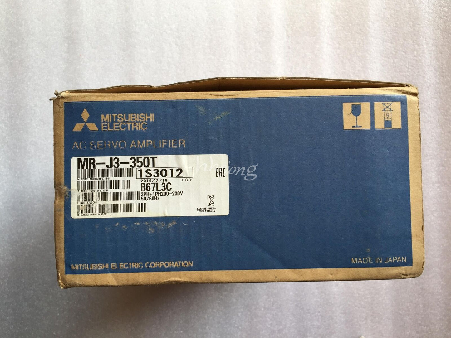 MITSUBISHI SERVO DRIVE MR-J3-350T - MITSUBISHI