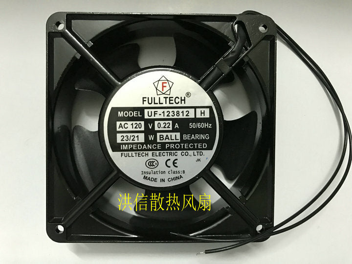 1pcs  FULLTECH UF-123812 H AC120V 0.22A 12038 12cm 2-wire AC fan