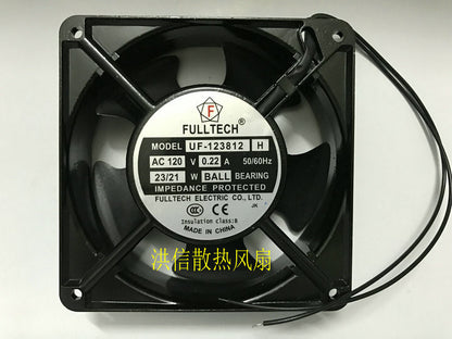 1pcs  FULLTECH UF-123812 H AC120V 0.22A 12038 12cm 2-wire AC fan