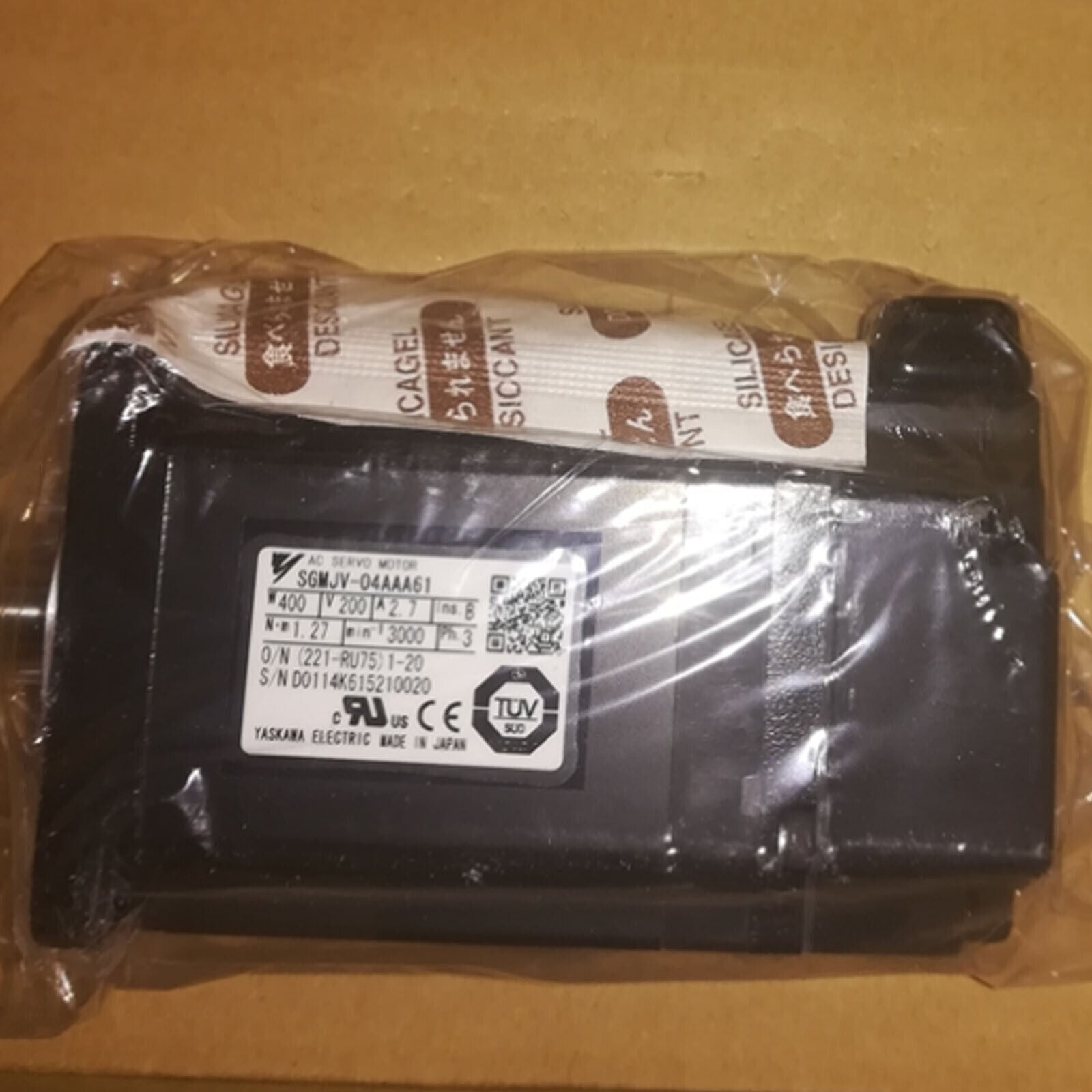 New 1PC Yaskawa Servo Motor SGMJV-04AAA61 | High Performance Servo Motor for Industrial Applications - YASKAWA