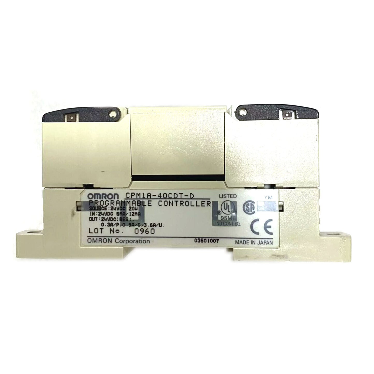 Omron CPM1A-40CDT-D-V1 Programmable Angle Measuring Device with 180-Degree Measurement Range - OMRON
