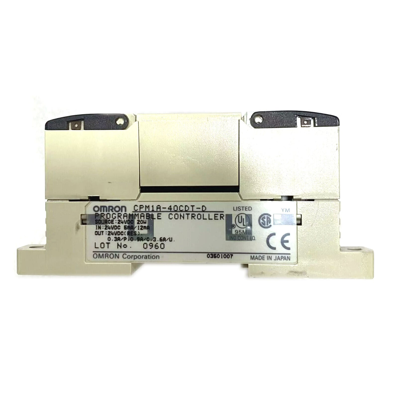 Omron CPM1A-40CDT-D-V1 Programmable Angle Measuring Device with 180-Degree Measurement Range - OMRON