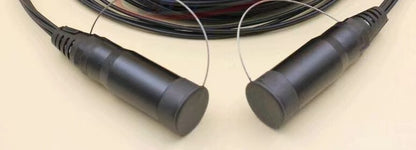 Outdoor LC MM Fiber Optic Patch Cord Waterproof 4 cores Armored TPU Cable100M