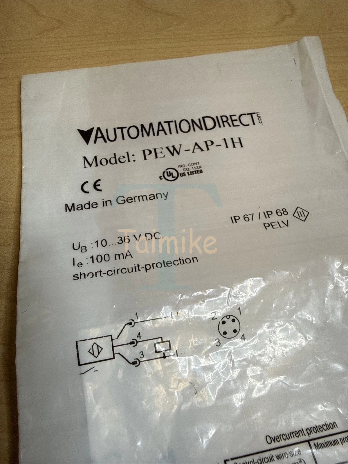 ! Automation Direct PEW-AP-1H Inductive Proximity Sensor