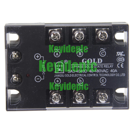 GOLD SA3-4040D 3-Phase Solid State Relay 40A 480VAC #ke