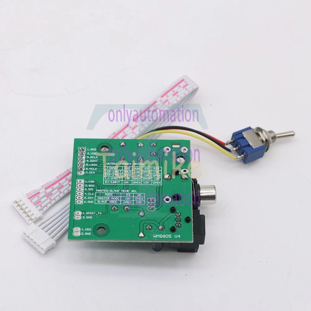 1PCS SPDIF coaxial fiber WM8805 receiving board, I2S output~