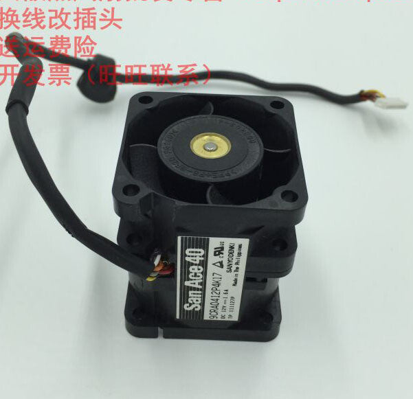 Sanyo 9CRA0412P4K17 DC12V 1.6A 4048 4cm cooling fan