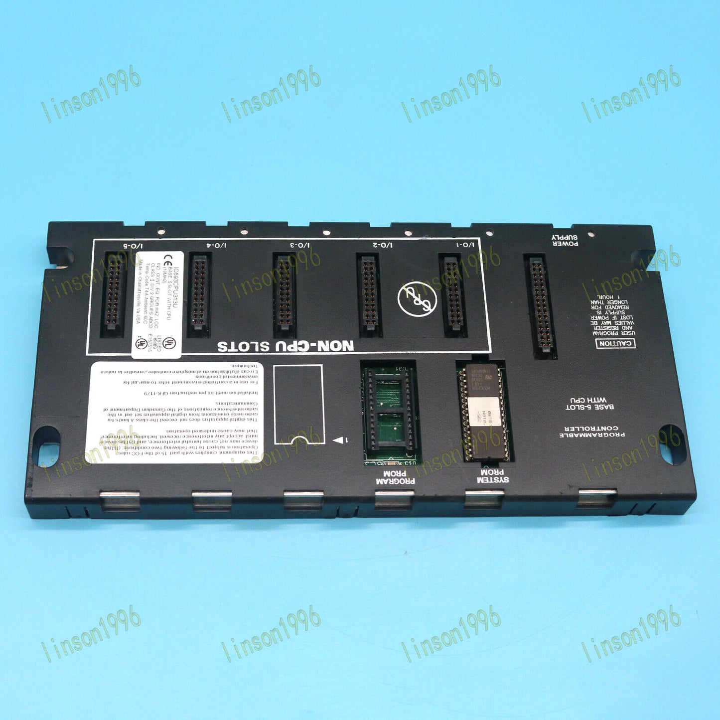 Used GE Fanuc Module Backplane IC693CPU313U Tested Good OK - GE FANUC