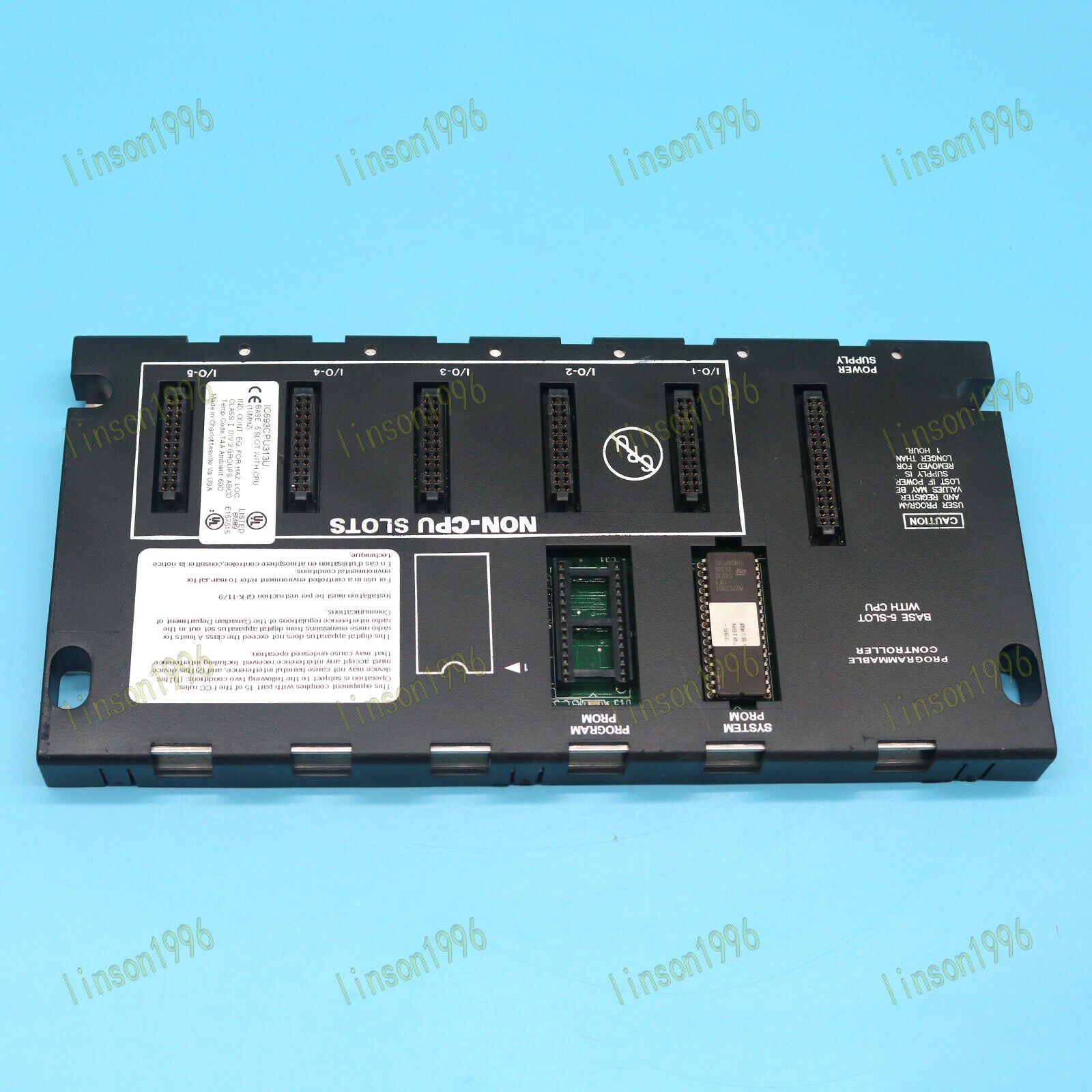Used GE Fanuc Module Backplane IC693CPU313U Tested Good OK - GE FANUC
