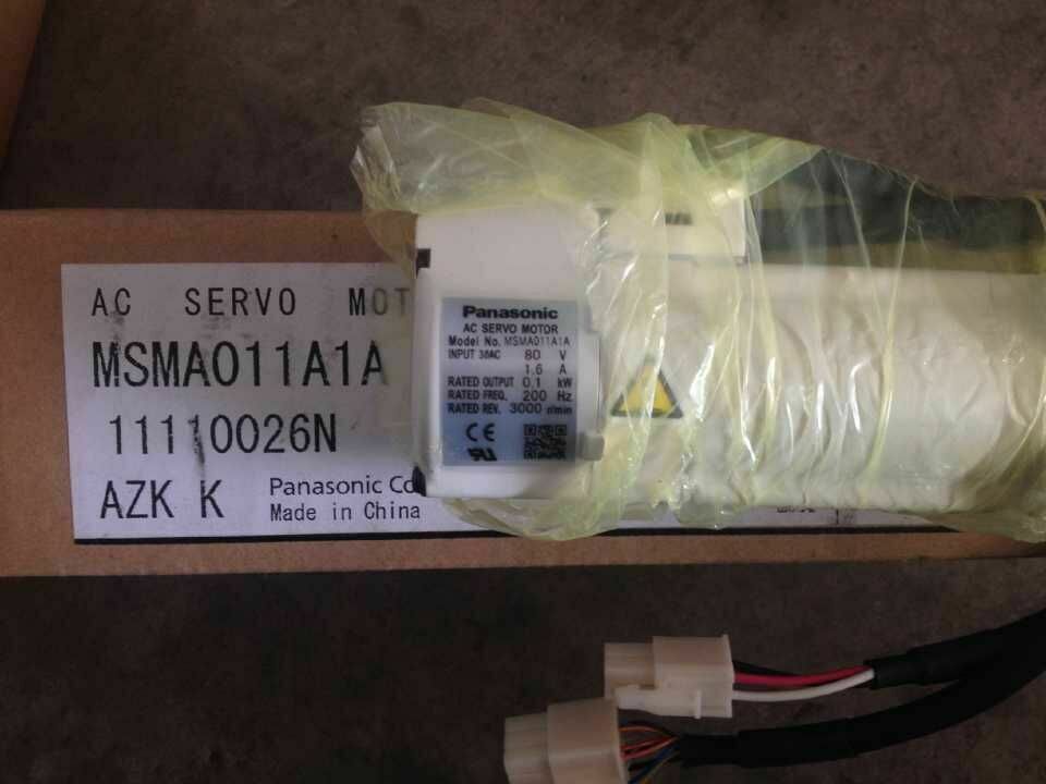 new 1PC IN BOX PANASONIC MSMA011A1A AC SERVO MOTOR PING - PANASONIC