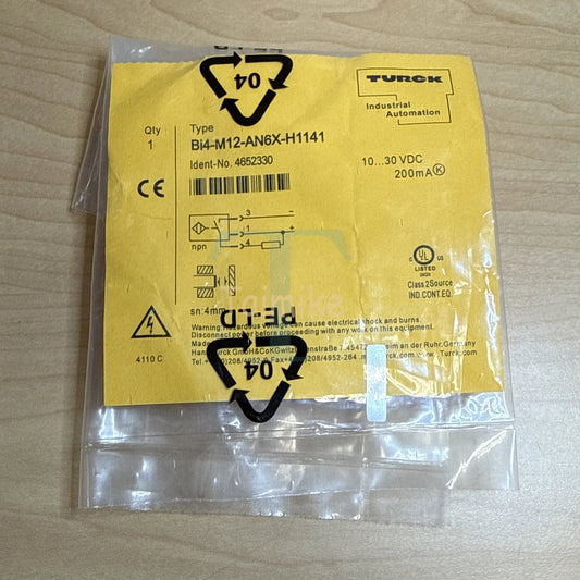 ! Turck Bi4-M12-AN6X-H1141 Proximity Sensor