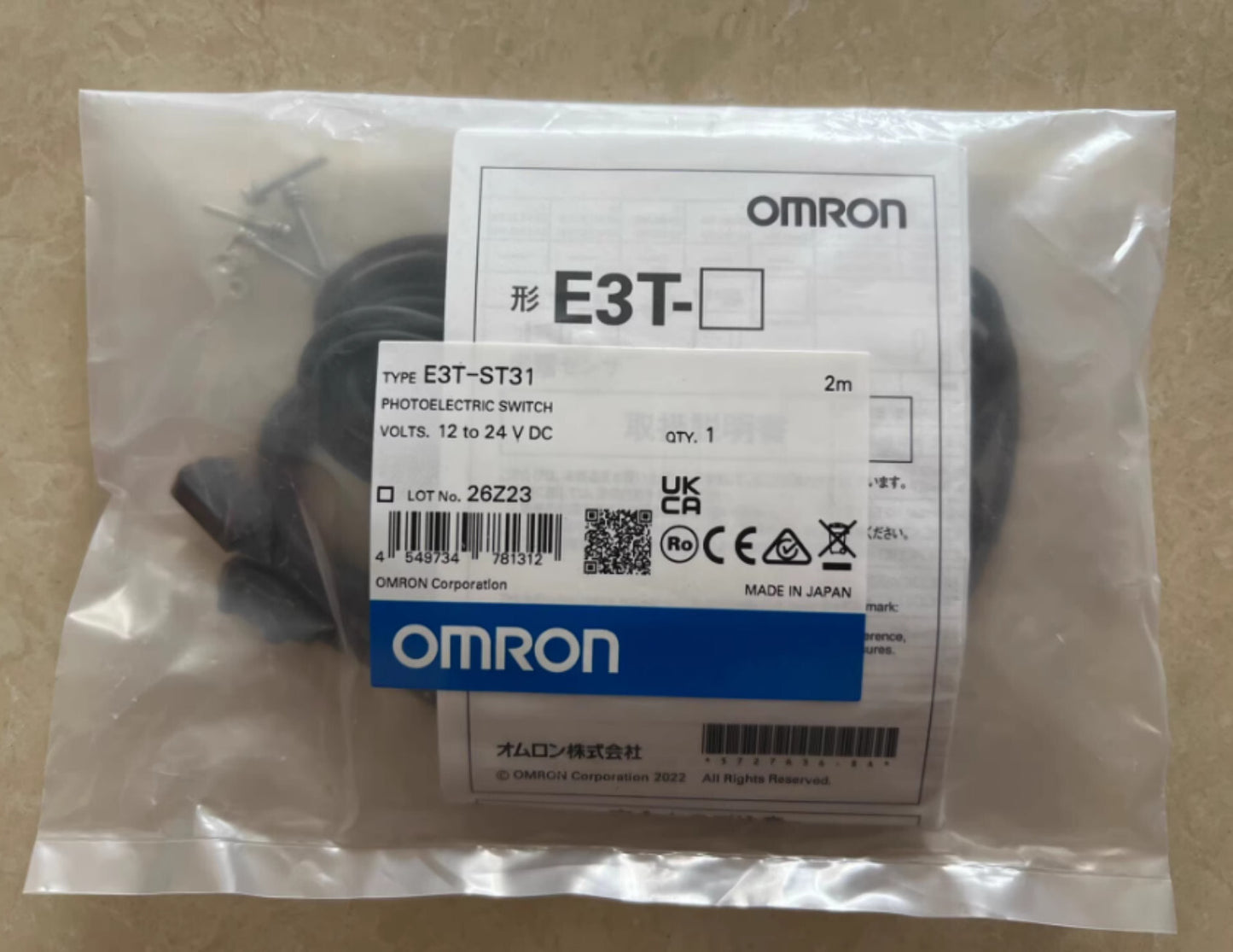 1PC Omron E3T-ST31 E3TST31 Photoelectric Switch