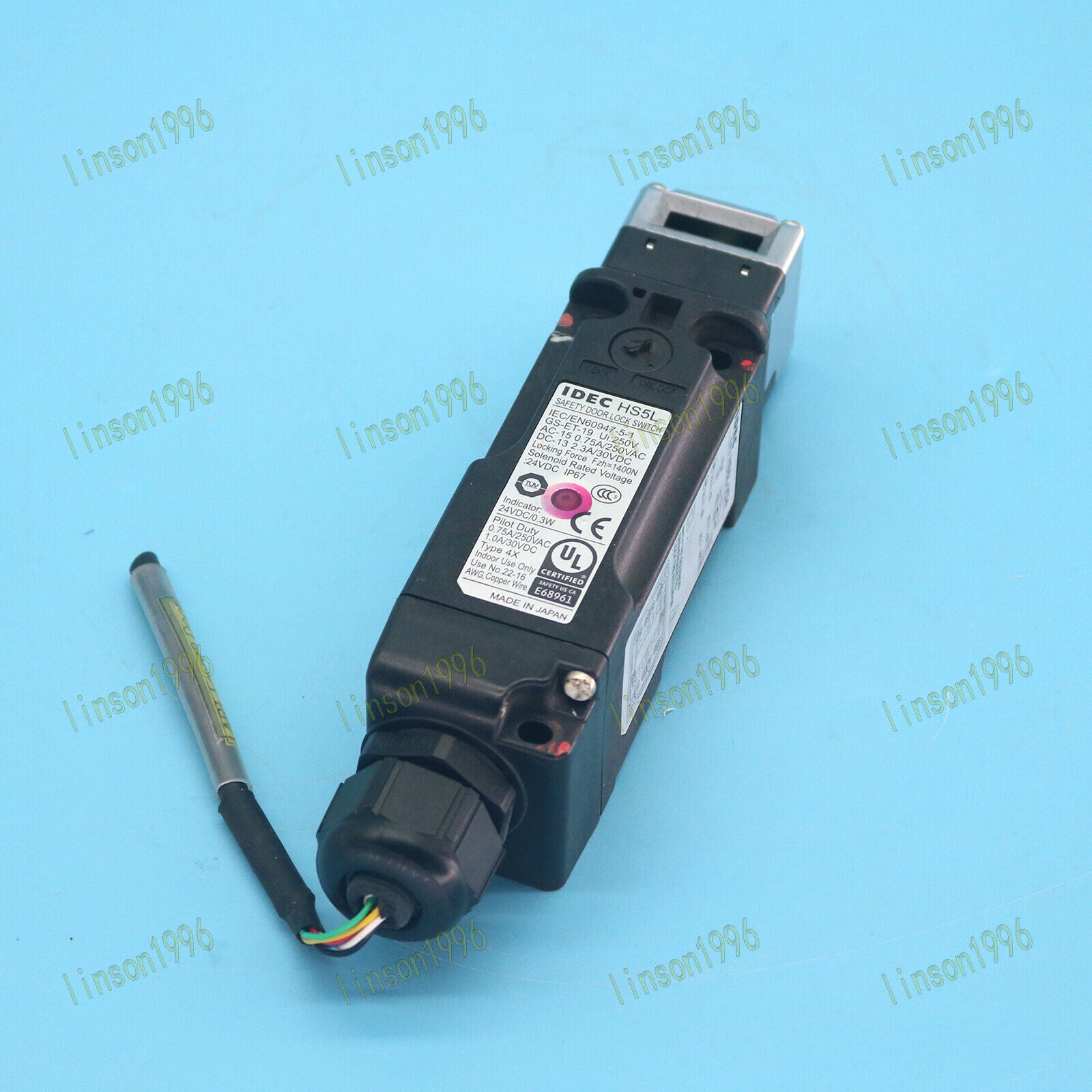 Used IDEC Safety Door Lock Switch HS5L-VD4 - IDECSECURITY