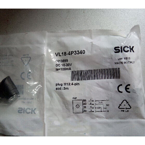 ONE SICK Photoelectric Switch VL18-4P3340 - ONE SICK