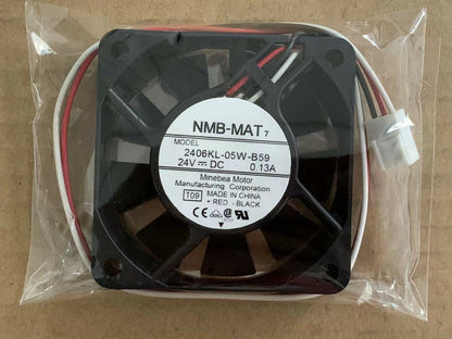 new For NMB 2406KL-05W-B59 Fan 24V 0.13A 60*60*15 3pin