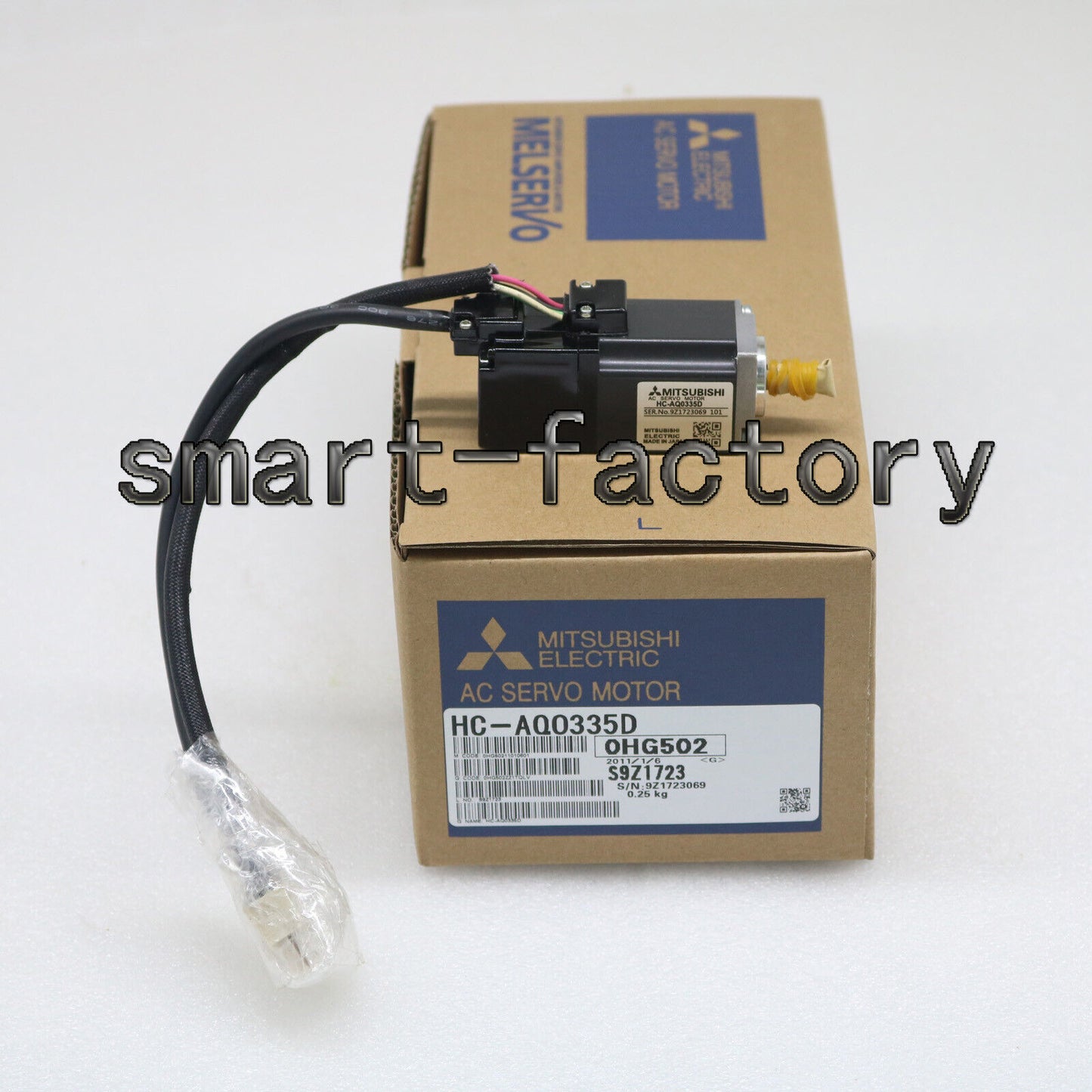 New Mitsubishi servo motor HC-AQ0335D 1-year - MITSUBISHI