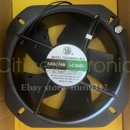 1pcs TG22580HA6BL AC380V 22580 axial fan full metal cooling fan