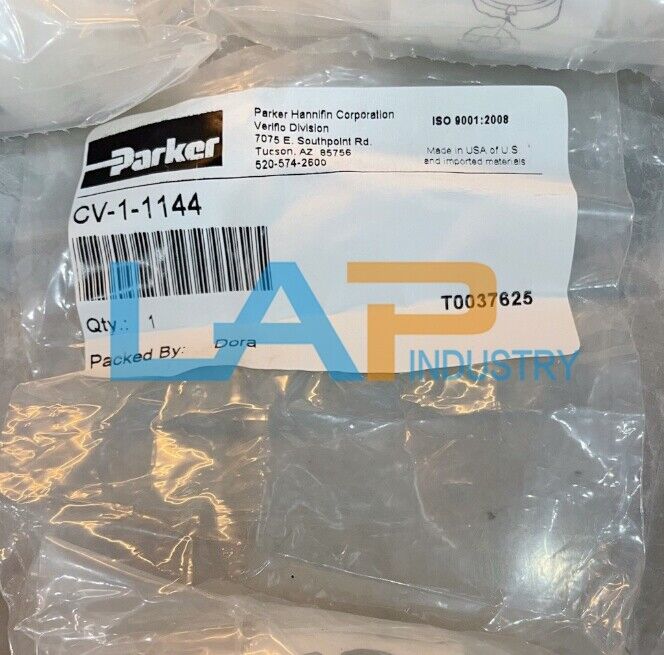 1PC New Parker CV-1-1144 Check Valve - Reliable Flow Control - PARKER