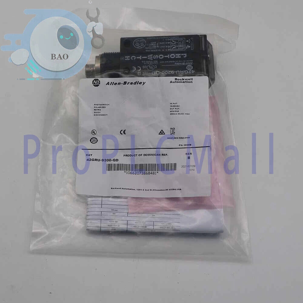 Allen-Bradley 42GRU-9200-QD1 Photo Switch with Mount 1pcs x1