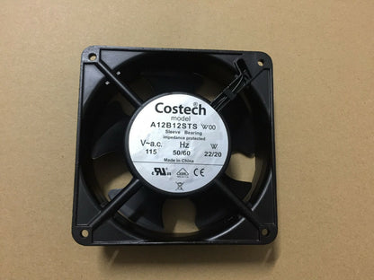 1pcs  Costech A12B12STS W00 12CM 115V 22/20W cooling fan