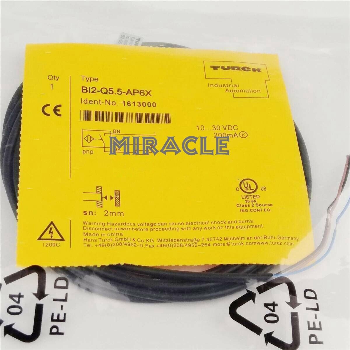TURCK BI2-Q5.5-AP6X Proximity Switch Sensor - TURCK