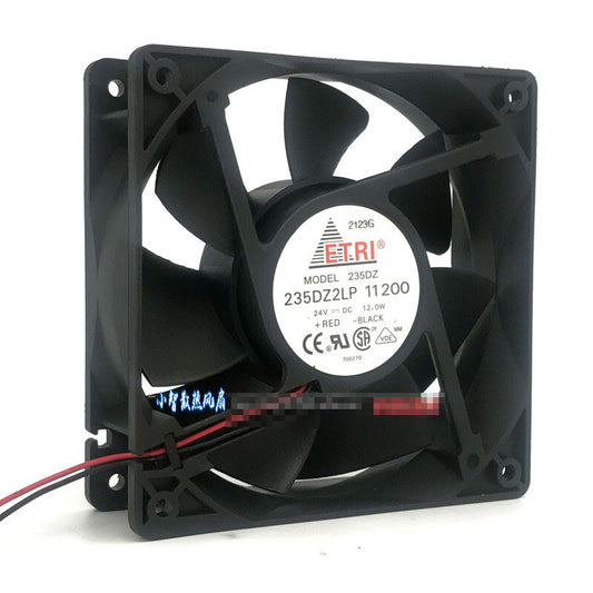 1pcs ETRI 235DZ2LP 11200 12038 12CM 24V 12.0W 2-wire inverter fan