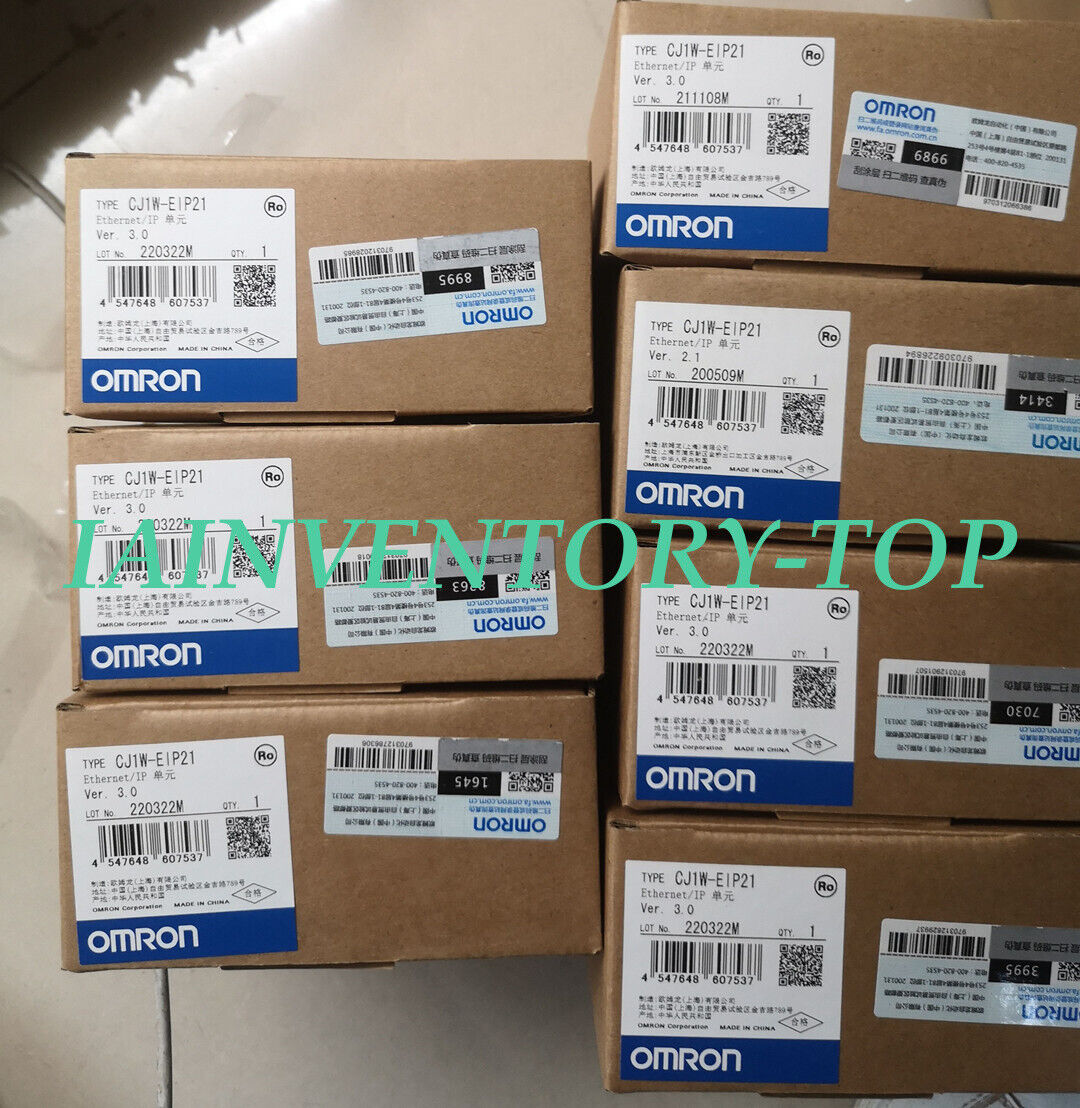 OMRON CJ1WEIP21 Ethernet Module PLC In Box 1Year - OMRON