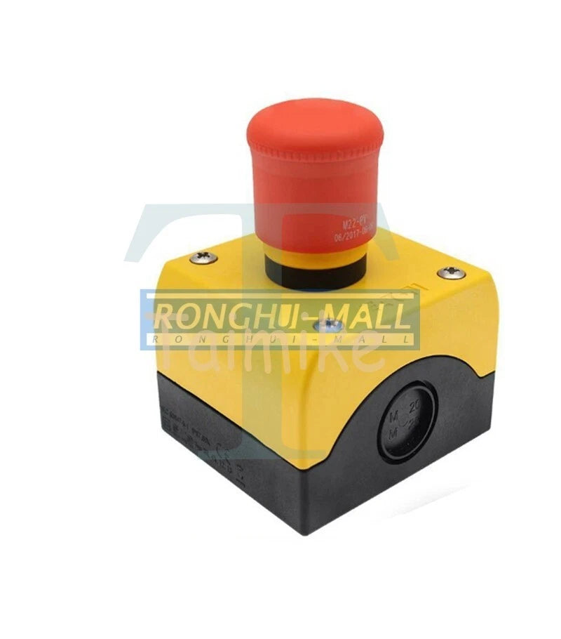 1PCS FOR EATON emergency stop button box M22-PV/KC02/IY