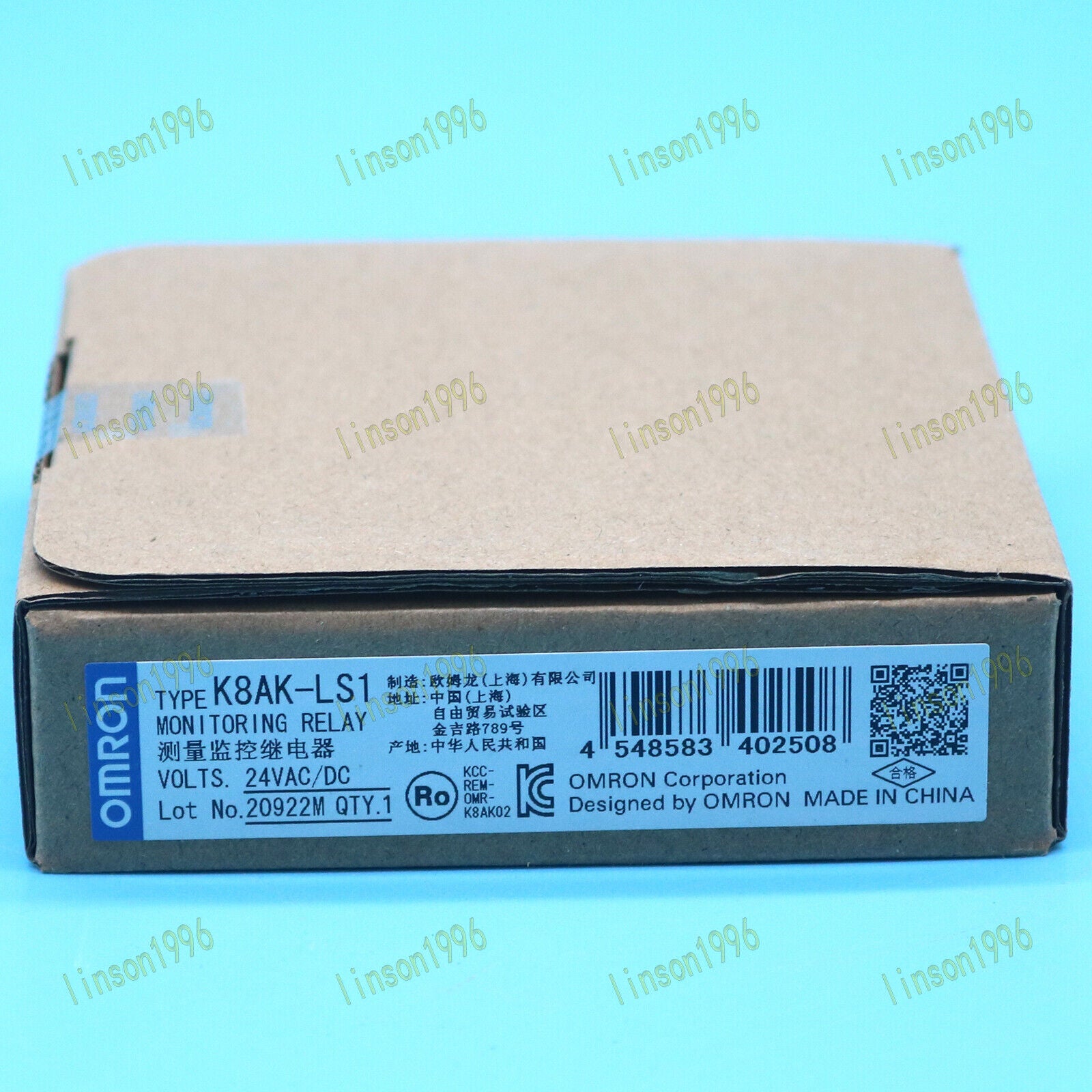 new 1PC  OMRON K8AK-LS1 24VAC/DC Monitoring Relay Fast Delivery