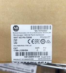 Brand NEW 1766-L32BXBA Allen-Bradley MicroLogix 1400 32 Point Controller Allen-Bradley