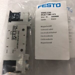 Festo VUVG-L10-P53E-T-M5-1P3 Solenoid Valve - New Model - FESTO