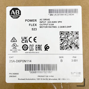 PowerFlex 523 AC Drive 2.2kW (3HP) Model: PowerFlex 523, 2.2kW, 3HP, 1800rpm, 50Hz, 90%efficiency - WELLAPOWER