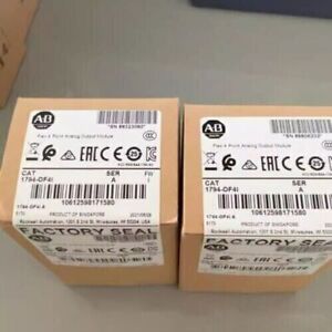 New Factory Sealed AB 1794OF4I Flex 4 Point Analog Output Module - NEW FACTORY SEALED AB