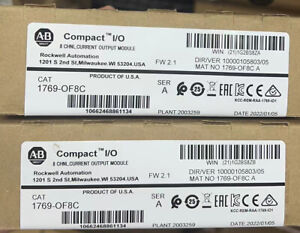 Sealed 2022 New Factory CompactLogix 8 Pt Current Module AB 1769-OF8C Ser A - COMPACTLOGIX
