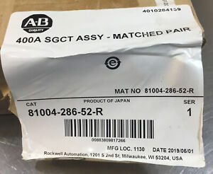 ALLEN BRADLEY 81004-286-52-R 400A SGCT ASSY - MATCHED PAIR NEW - ALLEN BRADLEY