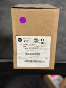 AB PowerFlex 4M 0.4 kW 0.5 HP AC Drive with PLC Spot Goods, Model: 22F-D1P5N103 - AB POWERFLEX