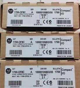 New Factory Sealed AB 1769-OF8C CompactLogix 8 Pt Current Module US - COMPACTLOGIX