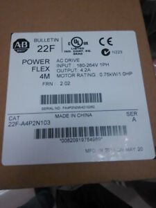 New AB 22F-A4P2N103 0.75KW Inverter 22F-A4P2N103 Fast Ship 1pcs AB