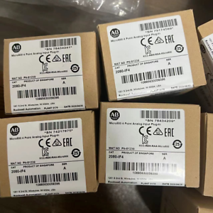 New Factory Sealed AB 2080-IF4 Micro800 4 Point Analog Input Plug-in Module - NEW FACTORY SEALED