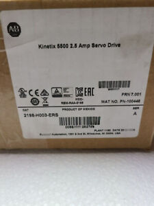 Allen-Bradley Kinetix 5500 Servo Controller | 1PC | Unique Model 2198-H003-ERS - ALLEN-BRADLEY