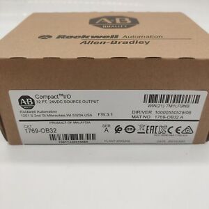 AB 1769-OB32 Compact 32PT.24VDC Output Module PLC NEW Factory Sealed 1769OB32 AB