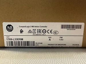 Factory Sealed Allen Bradley 1769-L33ERM CompactLogix 2 MB Motion Controller - ALLEN BRADLEY