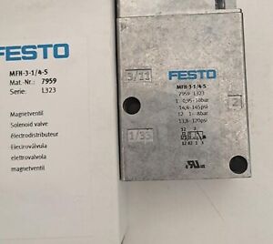 Festo MFH-3-1/4-S 7959 Solenoid Valve - New MFH31/4S Model - FESTO