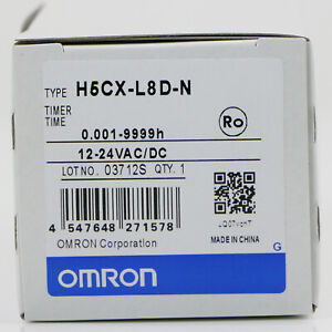 Omron H5CX-L8D-N Timer Relay with 100% Accurate Timekeeping for Home & Commercial Use - OMRON
